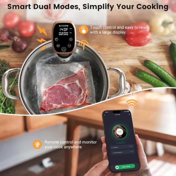 BLITZHOME Sous Vide Cooker - Image 5