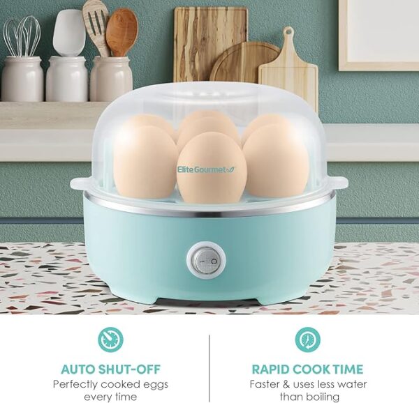 Elite Gourmet EGC115M Easy Egg Cooker - Image 6